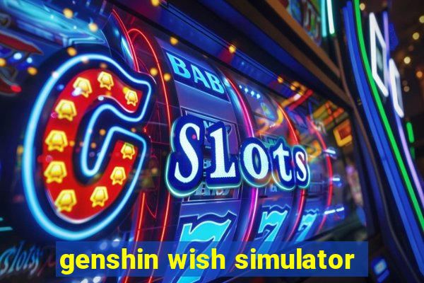 genshin wish simulator