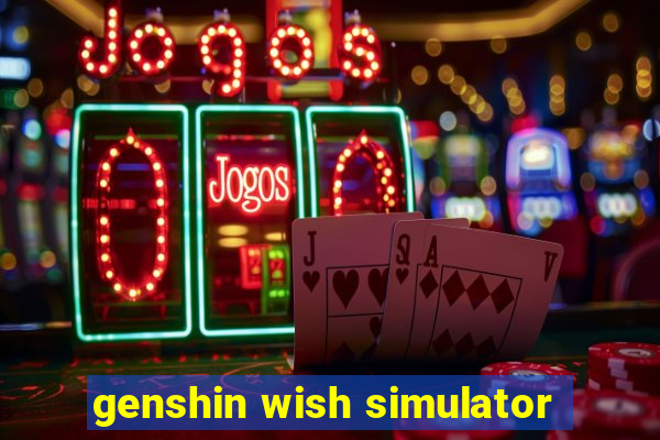 genshin wish simulator