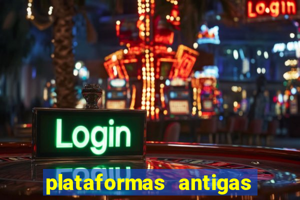 plataformas antigas de jogos