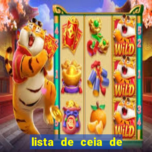 lista de ceia de natal para 20 pessoas