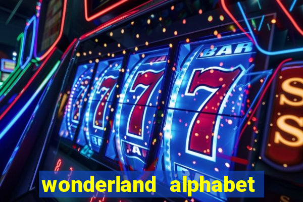 wonderland alphabet comic studio