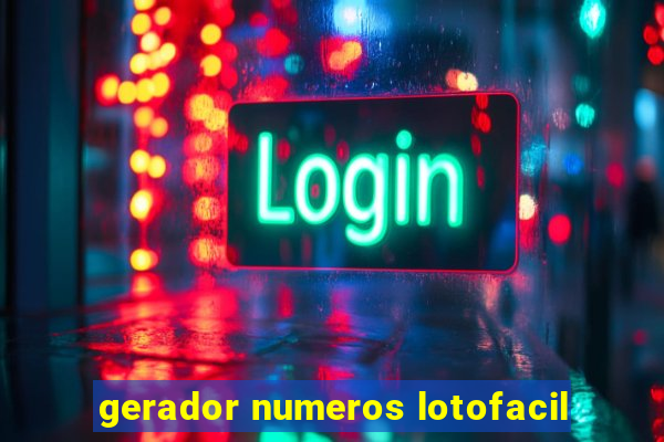 gerador numeros lotofacil