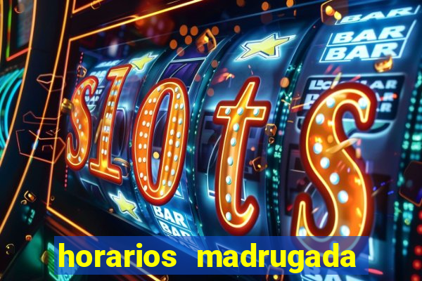 horarios madrugada fortune tiger