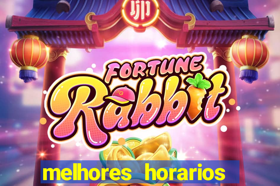 melhores horarios pagantes fortune tiger