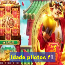 idade pilotos f1