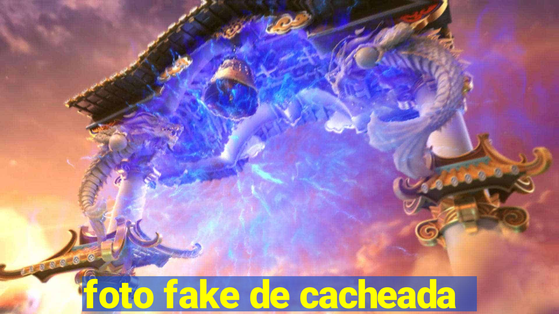 foto fake de cacheada