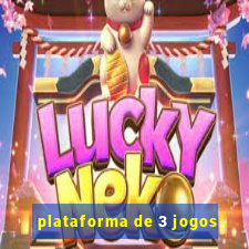 plataforma de 3 jogos