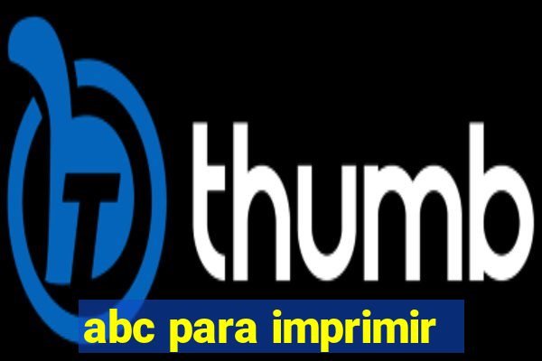 abc para imprimir