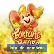 lista de compras supermercado para imprimir