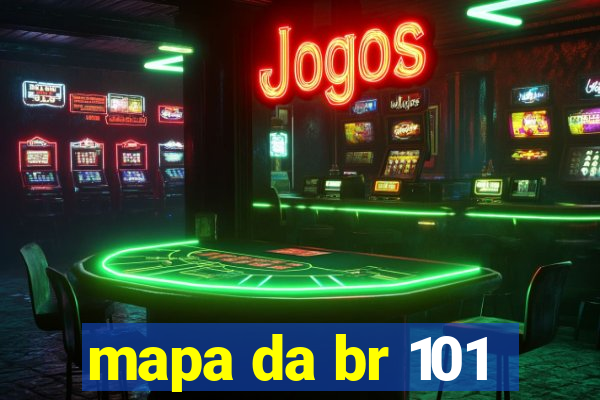 mapa da br 101