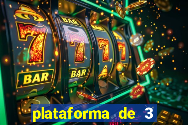 plataforma de 3 reais jogo