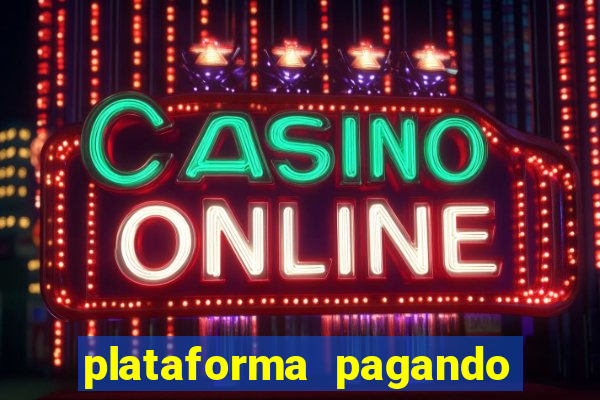 plataforma pagando bonus no cadastro