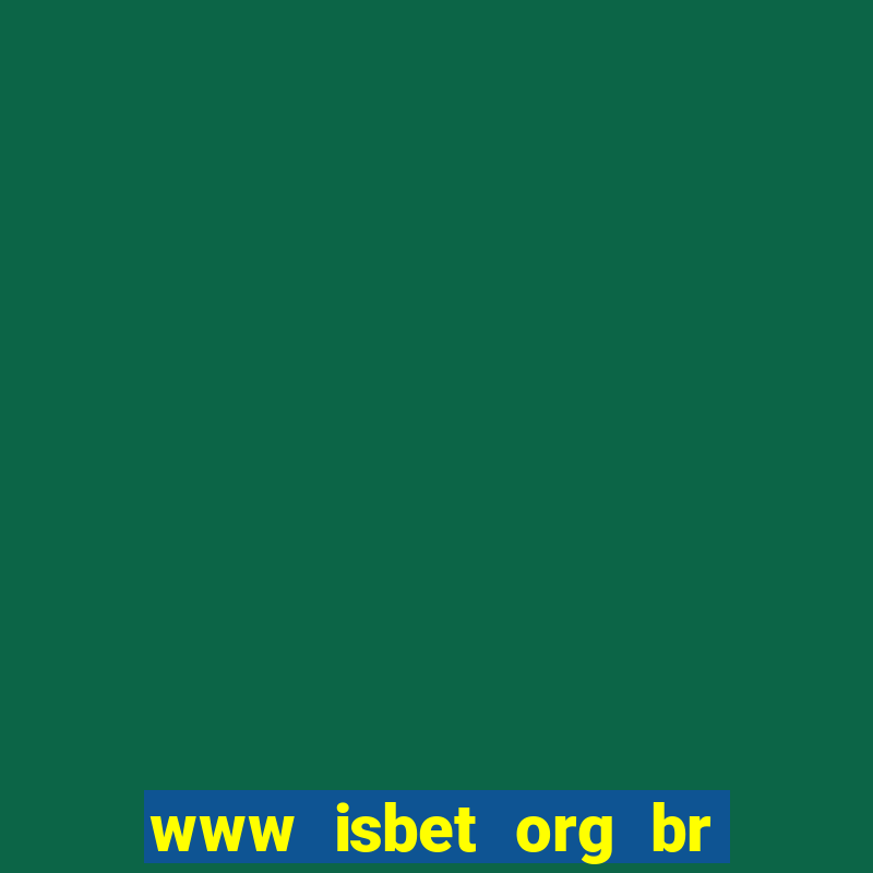 www isbet org br pages jovem aprendiz