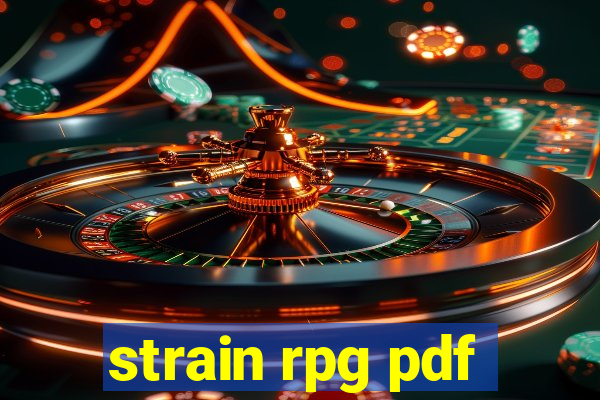 strain rpg pdf