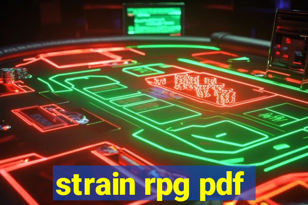 strain rpg pdf