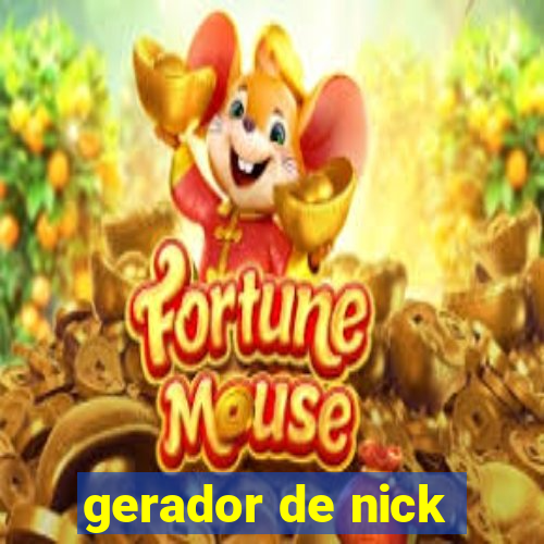 gerador de nick