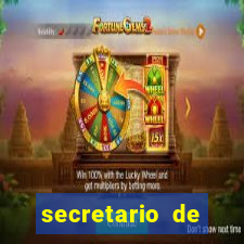 secretario de esporte salario