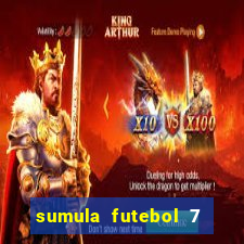 sumula futebol 7 society excel