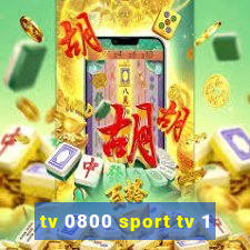 tv 0800 sport tv 1