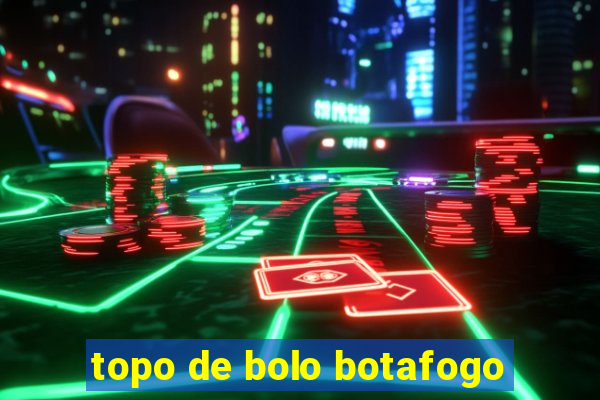 topo de bolo botafogo