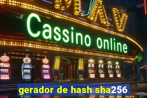 gerador de hash sha256