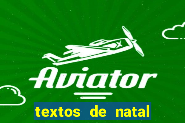 textos de natal para leitura