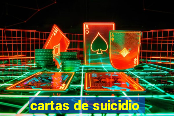 cartas de suicidio