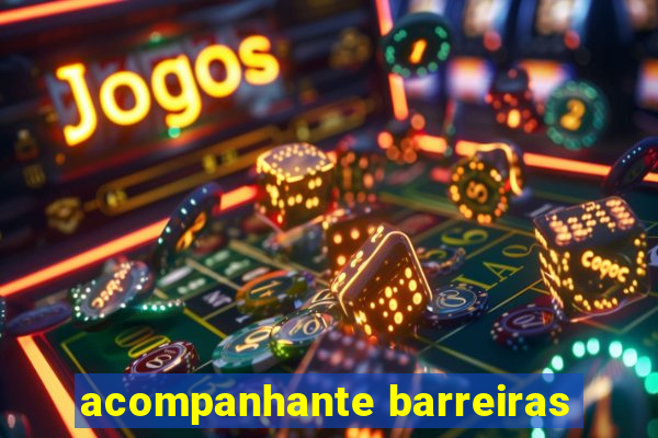 acompanhante barreiras