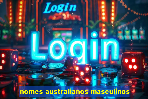 nomes australianos masculinos