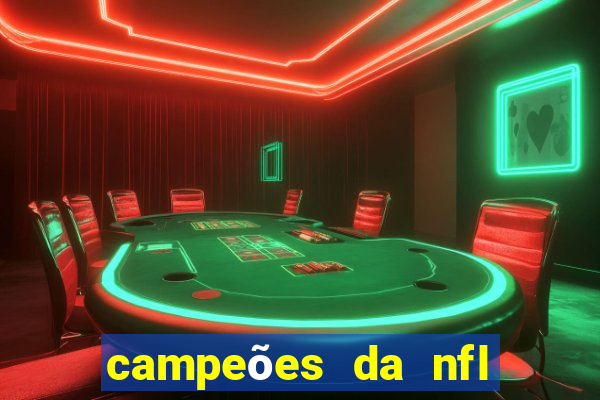 campeões da nfl desde 1920