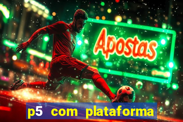 p5 com plataforma de jogos