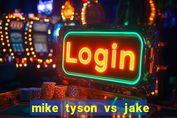 mike tyson vs jake paul assistir online