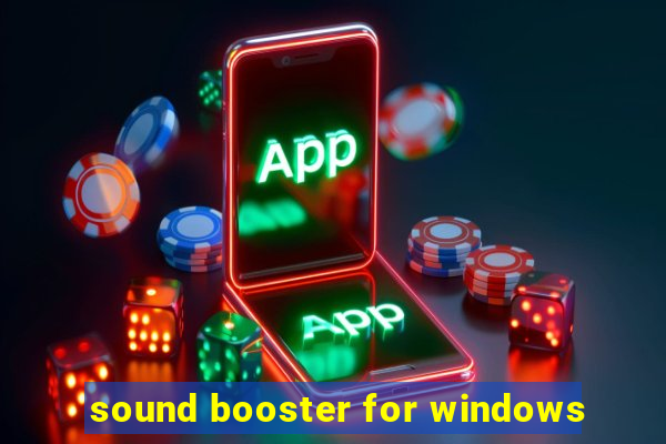 sound booster for windows