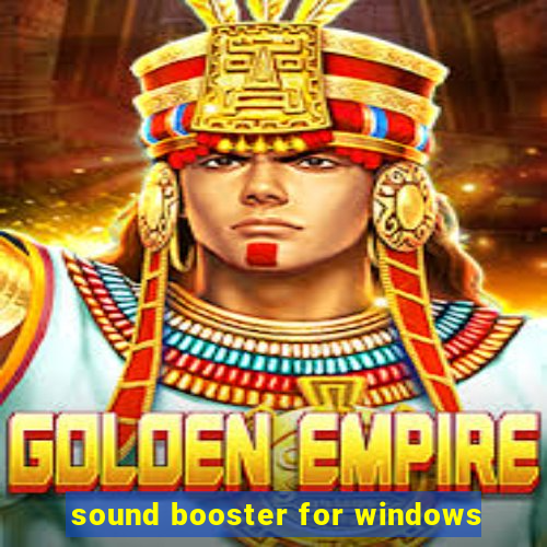 sound booster for windows