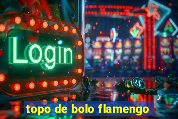 topo de bolo flamengo