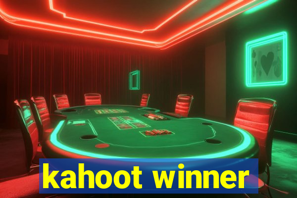 kahoot winner