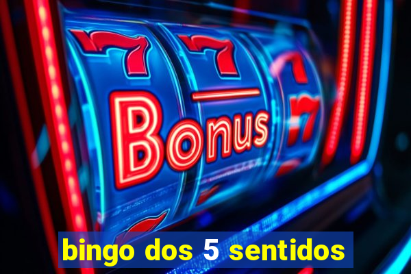 bingo dos 5 sentidos