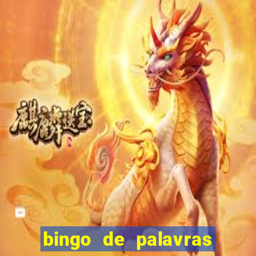 bingo de palavras de natal